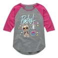 thumbnail image 1 of LOL Surprise! Dolls - Partay with Kitty Queen - Toddler & Youth Girls Raglan Graphic T-Shirt, 1 of 4