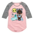 thumbnail image 1 of LOL Surprise! Dolls - Pool Party Vibes - Beach Babe - Toddler & Youth Girls Raglan Graphic T-Shirt, 1 of 3