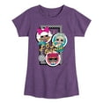 thumbnail image 1 of LOL Surprise! Dolls - Retro Style Dolls - Toddler & Youth Girls Short Sleeve Graphic T-Shirt, 1 of 4