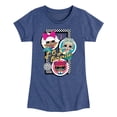 thumbnail image 1 of LOL Surprise! Dolls - Retro Style Dolls - Toddler & Youth Girls Short Sleeve Graphic T-Shirt, 1 of 4