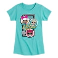 thumbnail image 1 of LOL Surprise! Dolls - Retro Style Dolls - Toddler & Youth Girls Short Sleeve Graphic T-Shirt, 1 of 4