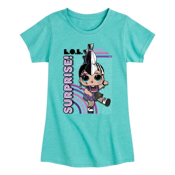 LOL Surprise! Dolls - Roadie - Biker Chick - Punk Rock - Toddler & Youth Girls Short Sleeve Graphic T-Shirt