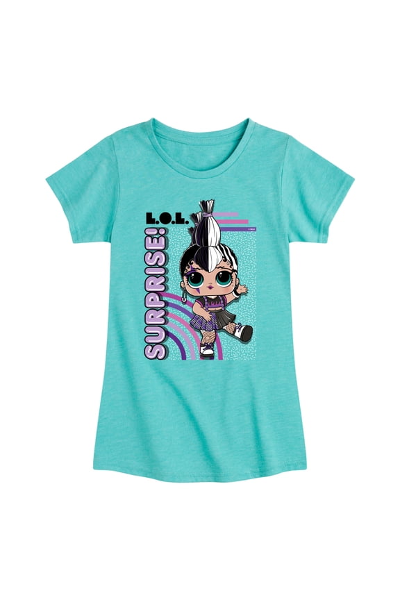 LOL Surprise! Dolls - Roadie - Biker Chick - Punk Rock - Toddler & Youth Girls Short Sleeve Graphic T-Shirt