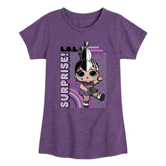 LOL Surprise! Dolls - Roadie - Biker Chick - Punk Rock - Toddler & Youth Girls Short Sleeve Graphic T-Shirt