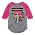 thumbnail image 1 of LOL Surprise! Dolls - SK8ER GRL - Skater Girl Doll - Toddler & Youth Girls Raglan Graphic T-Shirt, 1 of 5