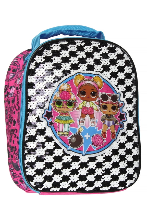 LOL Surprise Dolls Sequins Lunch Box Bombshell Reversible 10"