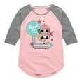 thumbnail image 1 of LOL Surprise! Dolls - Small Fry Café - Just Rollin' Through - Retro Diner - Toddler & Youth Girls Raglan Graphic T-Shirt, 1 of 5