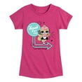 thumbnail image 1 of LOL Surprise! Dolls - Small Fry Café - Just Rollin' Through - Retro Diner - Toddler & Youth Girls Short Sleeve T-Shirt, 1 of 5