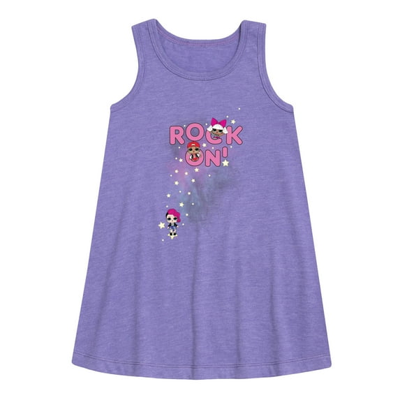 LOL Surprise! Dolls - Space Rock Girls - Rock On - Toddler & Youth Girls A-line Dress
