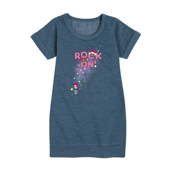 LOL Surprise! Dolls - Space Rock Girls - Rock On - Toddler & Youth Girls Fleece Dress