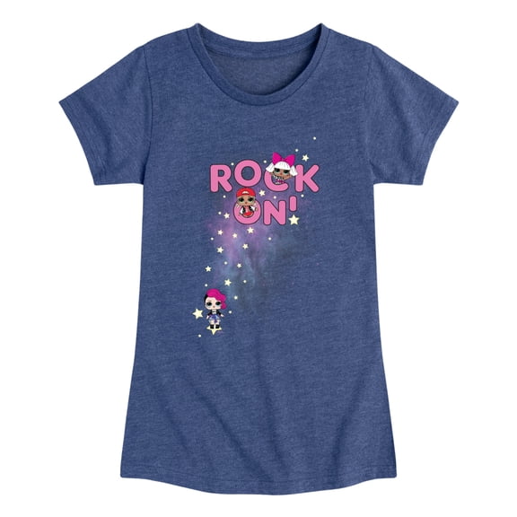 LOL Surprise! Dolls - Space Rock Girls - Rock On - Toddler & Youth Girls Short Sleeve Graphic T-Shirt