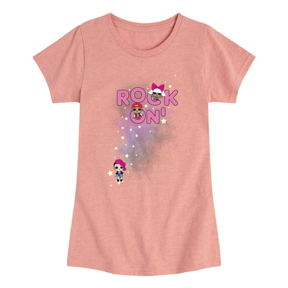 LOL Surprise! Dolls - Space Rock Girls - Rock On - Toddler & Youth Girls Short Sleeve Graphic T-Shirt