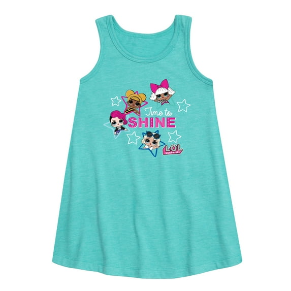 LOL Surprise! Dolls - Time to Shine - Shinning Stars - Toddler & Youth Girls A-line Dress