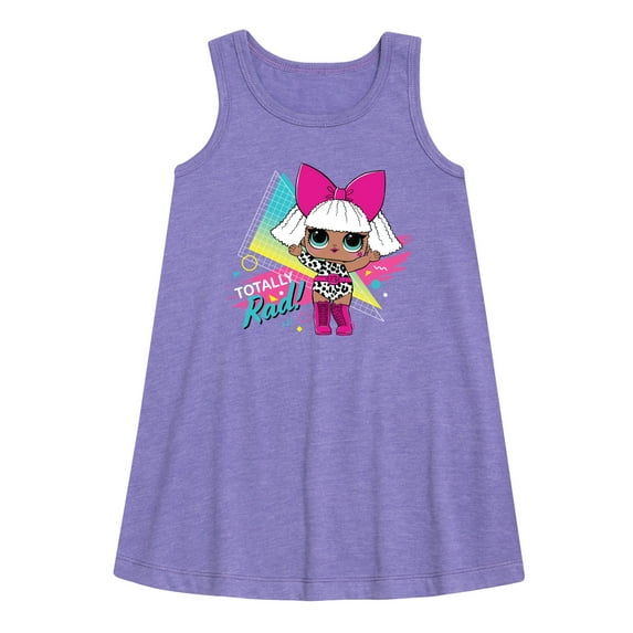 LOL Surprise! Dolls - Totally Rad Diva - Toddler & Youth Girls A-line Dress