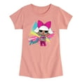 thumbnail image 1 of LOL Surprise! Dolls - Totally Rad Diva - Toddler & Youth Girls Short Sleeve Graphic T-Shirt, 1 of 5