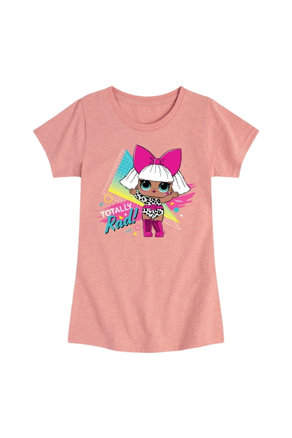 LOL Surprise! Dolls - Totally Rad Diva - Toddler & Youth Girls Short Sleeve Graphic T-Shirt
