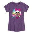 thumbnail image 1 of LOL Surprise! Dolls - Totally Rad Diva - Toddler & Youth Girls Short Sleeve Graphic T-Shirt, 1 of 5