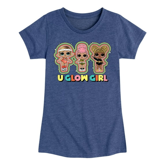 LOL Surprise! Dolls - U Glow Girl - Girl Group - Toddler & Youth Girls Short Sleeve Graphic T-Shirt
