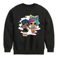 thumbnail image 1 of LOL Surprise! - Drip Drop Splatters - Toddler And Youth Crewneck Fleece Sweatshirt, 1 of 5