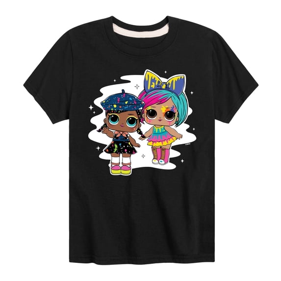 LOL Surprise! - Drip Drop Splatters - Toddler And Youth Short Sleeve Graphic T-Shirt