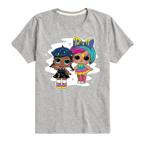 LOL Surprise! - Drip Drop Splatters - Toddler And Youth Short Sleeve Graphic T-Shirt
