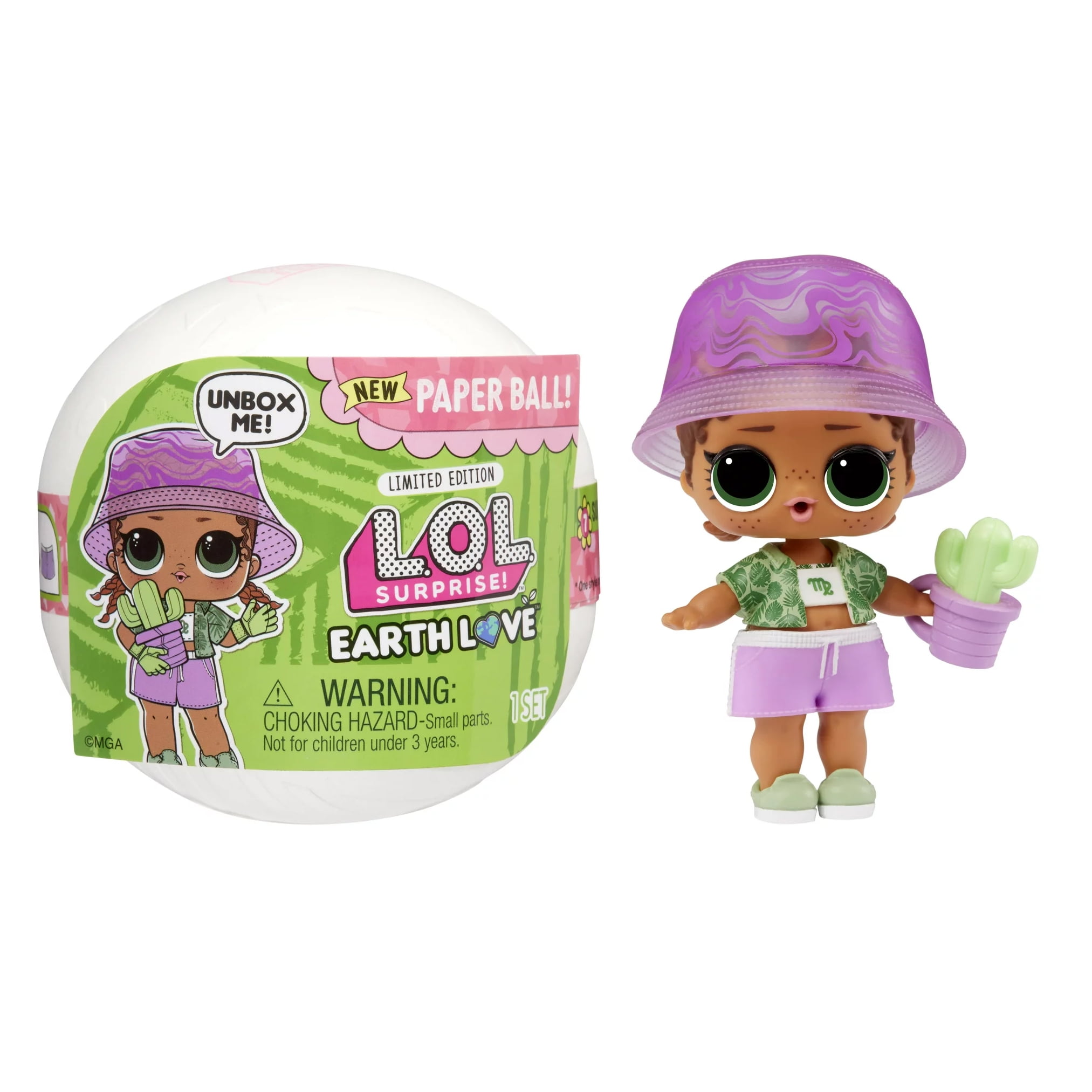 LOL Surprise Earth Love Earthy BB Doll with 7 Surprises Earth Day