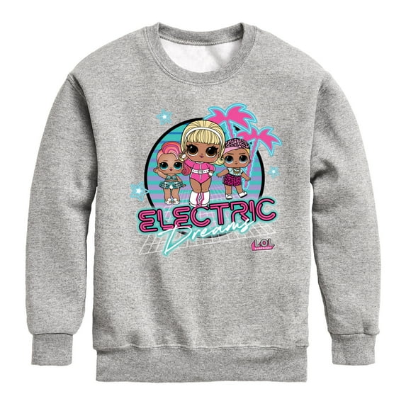 LOL Surprise! - Electric Dreams - Toddler And Youth Crewneck Fleece Sweatshirt