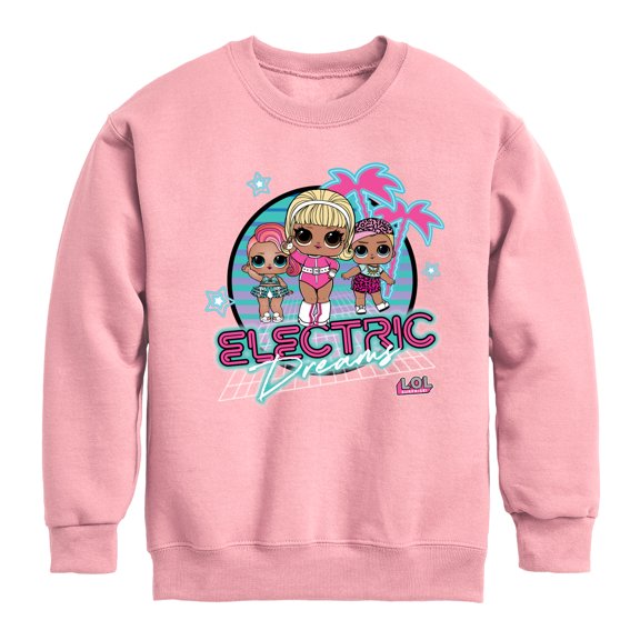 LOL Surprise! - Electric Dreams - Toddler And Youth Crewneck Fleece Sweatshirt