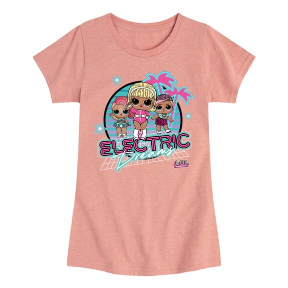 LOL Surprise! - Electric Dreams - Toddler And Youth Girls Short Sleeve Graphic T-Shirt