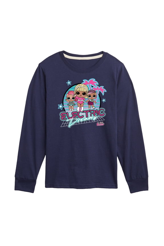 LOL Surprise! - Electric Dreams - Toddler And Youth Long Sleeve Graphic T-Shirt