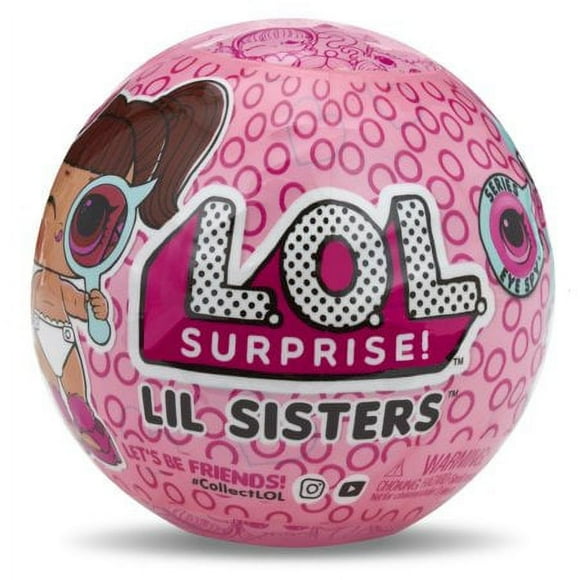 LOL Surprise Eye Spy Lil Sisters Doll Series 4-1, Great Gift for Kids Ages 4 5 6+