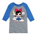thumbnail image 1 of LOL Surprise! - Fanime Kawaii - Toddler And Youth Raglan Graphic T-Shirt, 1 of 4