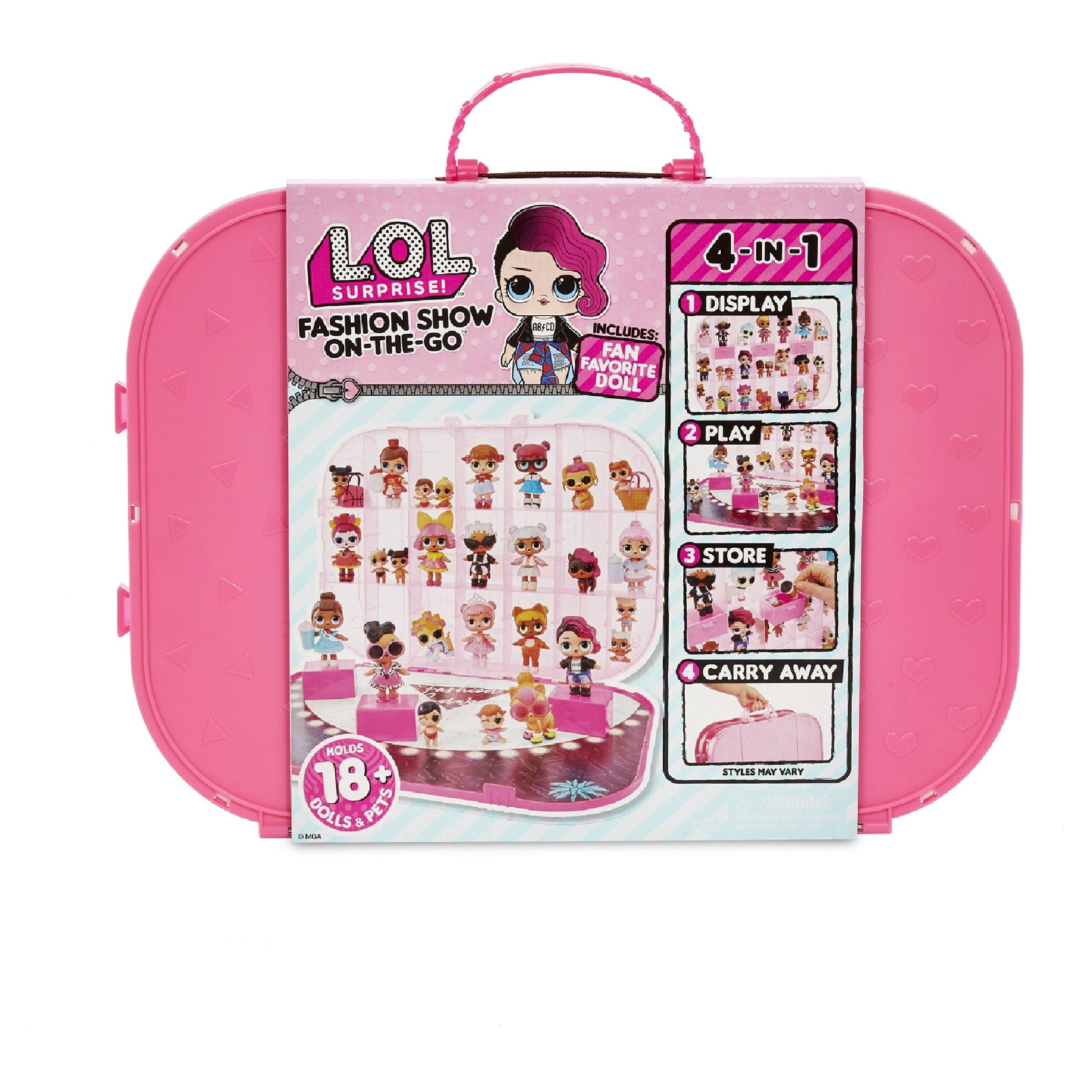  Imagination Gaming LOL Surprise Peek-A-Boo Runway Game, Secret  Doll Reveals on Adorable Pink Runway, Includes Bonus Ruckus Game & Digital  Party Game, Ages 5+ : Toys & Games