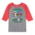 thumbnail image 1 of LOL Surprise! - Friends Grow Together - Toddler And Youth Raglan Graphic T-Shirt, 1 of 6