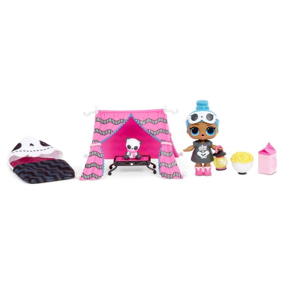 LOL Surprise Furniture Sleepover with Sleepy Bones & 10+ Surprises, Great Gift for Kids Ages 4+