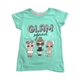 thumbnail image 1 of LOL Surprise Girls Mint Sparkle Glam Squad T-Shirt Tee Shirt Small, 1 of 1