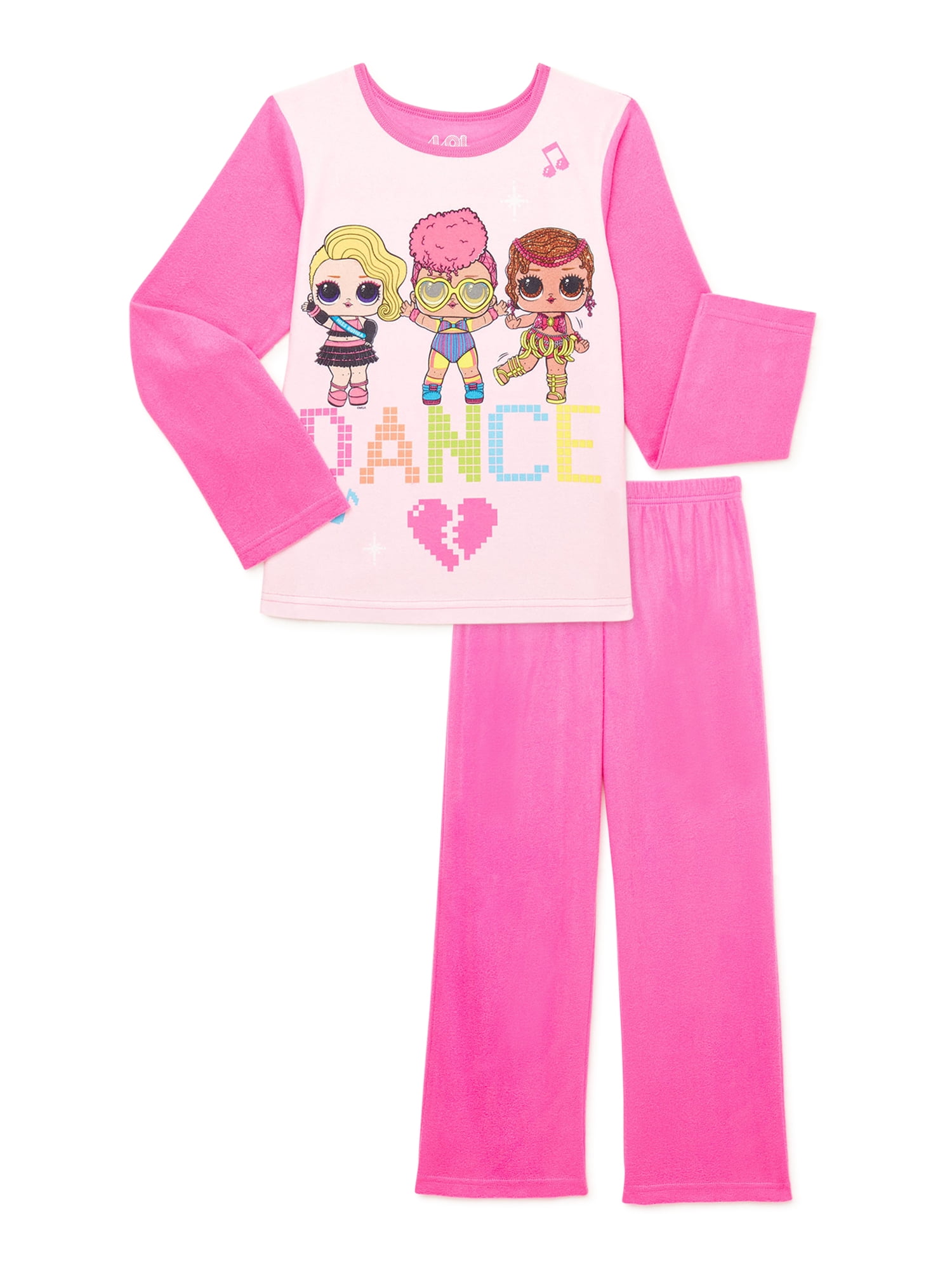 LOL Surprise Doll Girls One Piece Pajamas Size 4 - 10 Union Suit