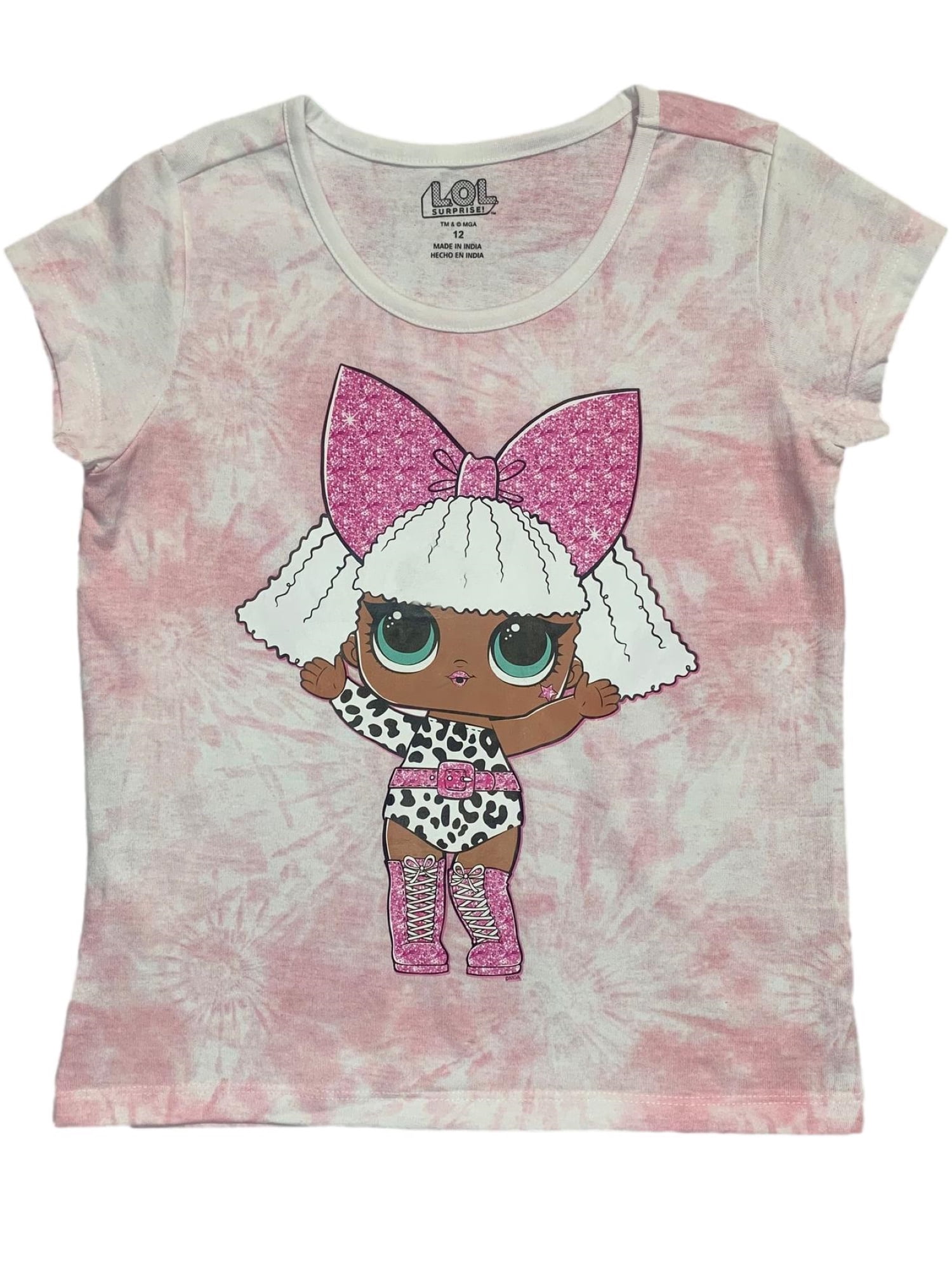 LOL Surprise Girls' TieDye TShirt, Sizes 712
