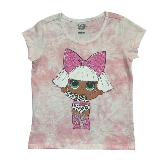 LOL Surprise Girls' Tie-Dye T-Shirt, Sizes 7-12