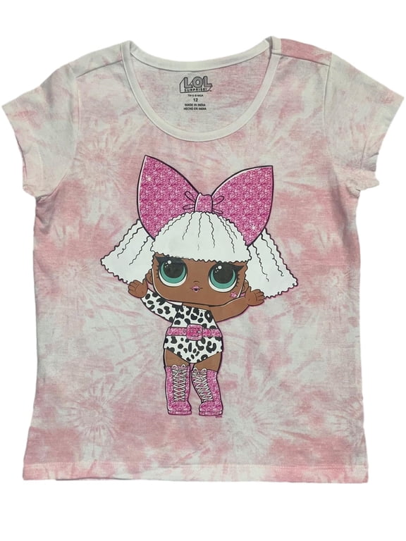 LOL Surprise Girls' Tie-Dye T-Shirt, Sizes 7-12