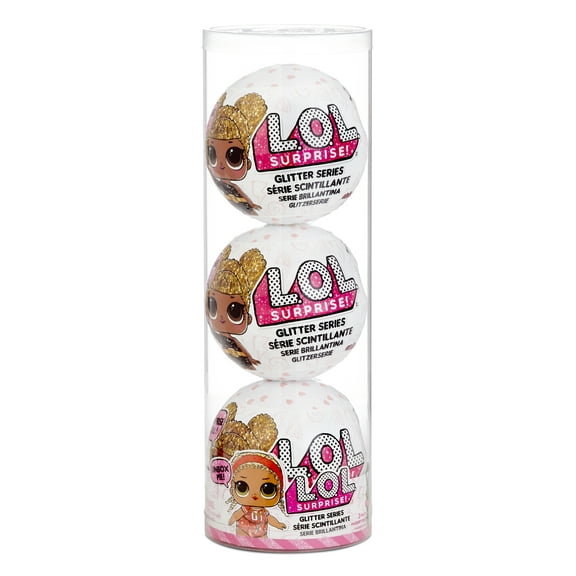 LOL Surprise Glitter 3Pk-Style 1, Great Gift for Kids Ages 4 5 6+