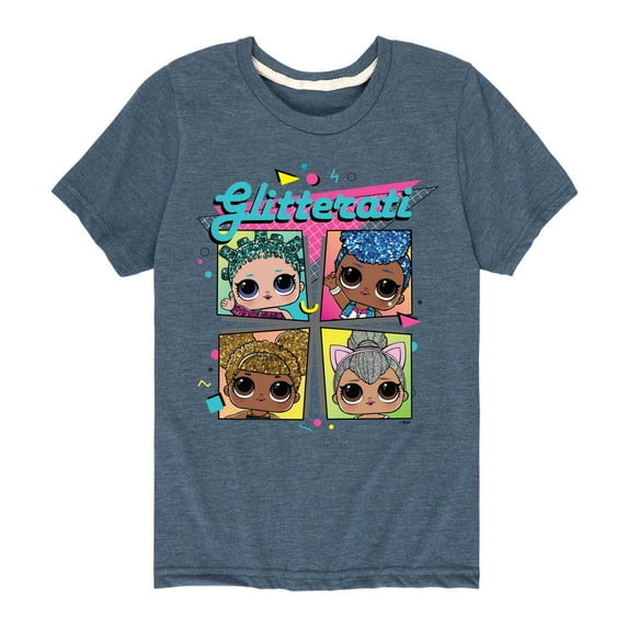 LOL Surprise! - Glitterati Retro Grid - Toddler And Youth Short Sleeve Graphic T-Shirt
