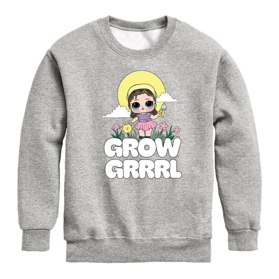 LOL Surprise! - Grow Grrrl - Toddler And Youth Crewneck Fleece Sweatshirt