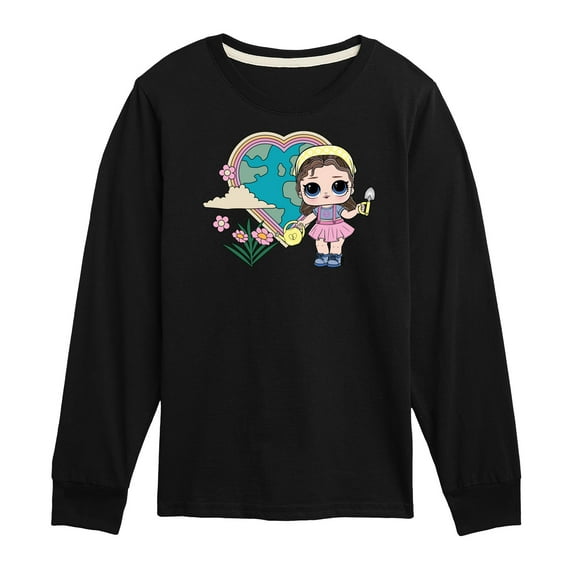 LOL Surprise! - Grow Gurrl Heart Earth - Toddler And Youth Long Sleeve Graphic T-Shirt