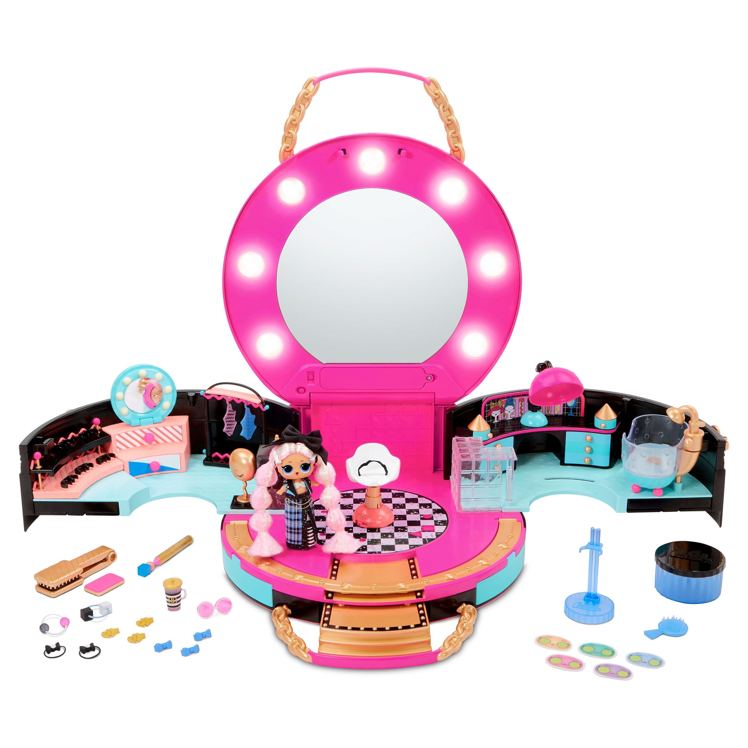 LOL Surprise Hair Salon Playset With 50 Surprises and Exclusive Mini  Fashion Doll, Great Gift for Kids Ages 4 5 6+