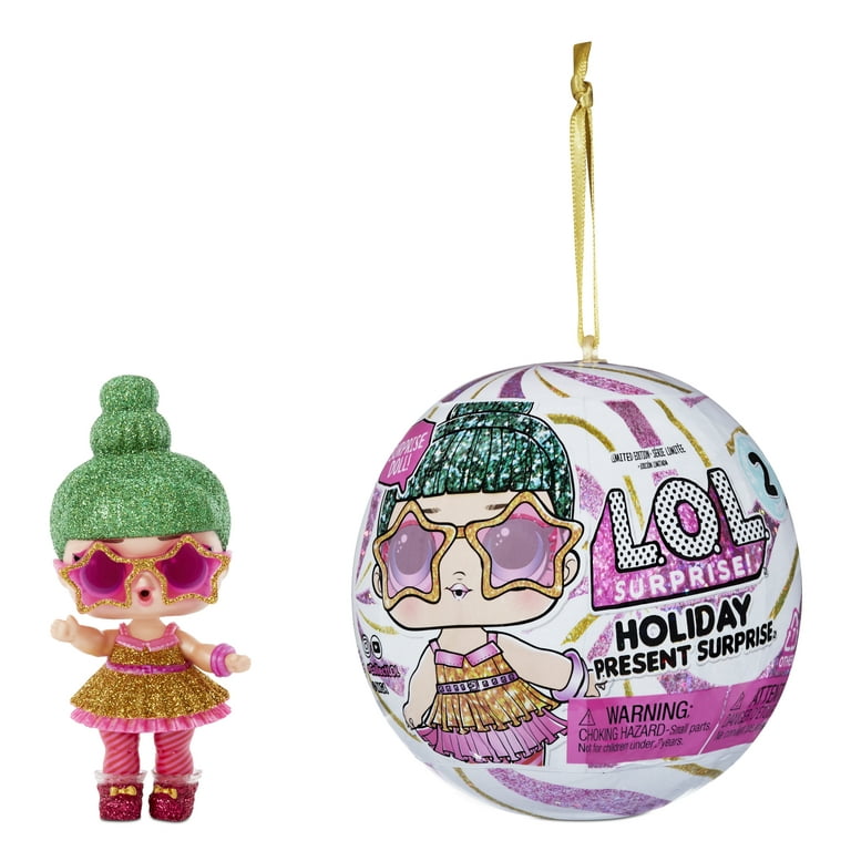 LOL Surprise Holiday Supreme Doll Tinsel With 8 Surprises Including Collectible Holiday Doll Shoes and Accessories Walmart