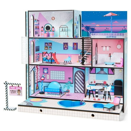 LOL Surprise House With New Family including Brother, Great Gift for Kids Ages 4 5 6+
