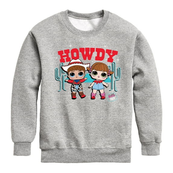 LOL Surprise! - Howdy Neon - Toddler And Youth Crewneck Fleece Sweatshirt