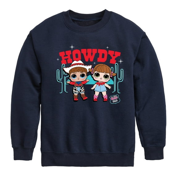 LOL Surprise! - Howdy Neon - Toddler And Youth Crewneck Fleece Sweatshirt