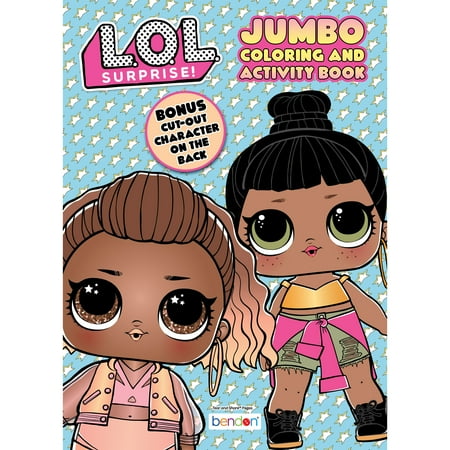 LOL Surprise Jumbo Coloring and Activity Book, 64 Pages, Paperback